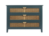 3 Drawer Cabinet,Natural rattan,American Furniture,Suitable for bedroom, living room, study 66653918