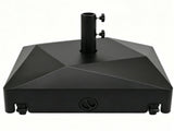 Fillable Patio Base with 4 Rolling Wheels & Locks, Heavy Duty Water Sand Weighted HDPE 39048884
