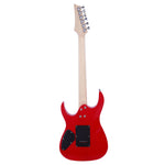 ZUN Novice Entry Level 170 Electric Guitar HSH Pickup Bag Strap Paddle Rocker Cable Wrench Tool Red 11661106