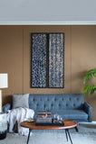 15.5" x 55" Rectangular Shaped Rice Paper Shadow Box Decor Wall Art, Transitional style Wall Decor, W2078130321