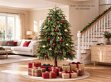 6ft Pre-Lit Cypress Style Christmas Tree 190 Color Changing LED 11 Modes Artificial Xmas Tree for 54305970