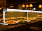 HT-24H US Standard 110V 750W Food Warmer Silver Stainless Steel Dual-Mode 52895610