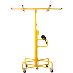 ZUN Drywall Lift Panel 16' Lift Panel Hoist Jack Lifter Jack Rolling Caster Wheel Sheetrock W465P189996