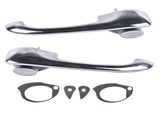 2x Chrome Exterior Door Handles Fits for Chevy Camaro Pontiac Firebird 1967-1969 44247993