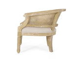 Accent Chair Rubber Wood Beige Natural N779P233048B