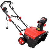 20inch Corded Electric Snow Thrower with LED,120V/60HZ,15 Amp Motor,30FT Throwing Distance W465P311044
