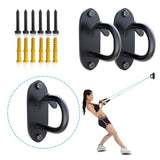 ZUN 3-piece wall-mounted exercise anchor, resistance band wall hook, home gym installation anchor, 43759579