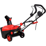 20inch Corded Electric Snow Thrower with LED,120V/60HZ,15 Amp Motor,30FT Throwing Distance W465P311044