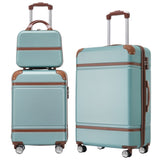 Hardshell Luggage Sets 3 Pieces 20"24" Luggages and Cosmetic Case Spinner Suitcase with TSA Lock N732P171583M