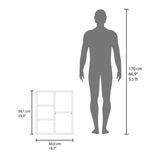 FM FURNITURE Pinedale Medicine Cabinet with Mirrored Door and Open Storage, White B128P301385