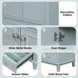 30" Bathroom Vanity without Sink, Base Only, Multi-functional Bathroom Cabinet with Doors and WF306250AAC