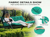 Outdoor Swing Cushions 60 Inch, Waterproof 4" Thick Porch Swing Cushion Replacement with Backrest 27512380