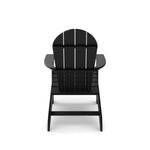 ZUN Black Adirondack Chair – Premium HDPE Poly Lumber for Pool, Patio, and Garden Elegance B195P198778