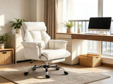 Reclining Executive Office Chair with Footrest, High Back Computer Chair with Headrest & Adjustable 29668502