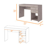 ZUN Austin Writing Computer Desk, Two Drawers, One Cabinet B128P148866