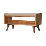 Oak-ish Nordic Storage Bench B182P166670