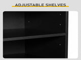 Shoe cabinet with 2 doors, 5 open compartments, and a tabletop with a back panel made of MDF 12353522