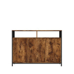 ZUN Sideboard, storage cabinet with open shelves for kitchen dining room living room, industrial style, W1321126671