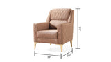 Luna Modern Style Chair in Copper B009138503