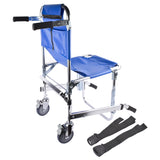 Foldable Lightweight EMS Stair Chair with Brake, Medical Emergency Evacuation Lifting Climbing 70169544