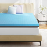 Queen Mattress Topper, 3 Inch Gel Infused Memory Foam Mattress Topper, Cooling Mattress Pad for B2716P318438