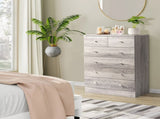 Modern Simple 6-Drawer Dresser Gray 89621614