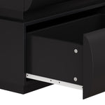 ZUN 6 Drawer Dresser for Bedroom, Black Dresser No Handle, Modern 6 Chest of Drawers with Wide Storage W757P235728