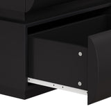 ZUN 6 Drawer Dresser for Bedroom, Black Dresser No Handle, Modern 6 Chest of Drawers with Wide Storage W757P235728