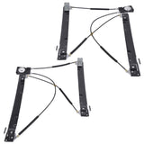 2PCS Front Left&Right Power Window Regulator C2Z31200 C2Z31201 for Jaguar XF X250 2008-2015 64652443