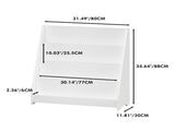 4-Tier Kids Bookshelf, Toddler Book Display Shelves, Helps Keep Bedrooms, Playrooms, and Classrooms 07880776