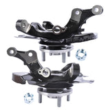 Front Left LHRight RH Steering Knuckle&Wheel Hub Bearing Fit for Kia Rio Rio5 2006-2009 Hyundai 78990280