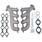 ZUN LS Swap Cast Iron Manifold Headers for Chevy Corvette Camaro LS1 LS2 LS3 9988-R-BLEM 38435123