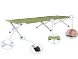 RHB-03A Portable Folding Camping Cot with Carrying Bag Army Green 68636471