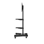 ZUN Universal Swivel TV Stand for 32–80 inch TVs, Height Adjustable Table Top TV Stand Mount with Tilt, 85432527