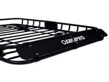 Rooftop Cargo Carrier Basket Motoring Roof Rack,Top Mount Roof Rack 42" black steel 95972669
