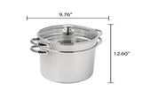 4-Piece Stainless Steel 8 qt Cooker Multipot Set 37808822