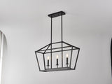 3-Light Farmhouse Kitchen Island Lighting,5 Light Industrial Linear Chandelier for Dining Room Metal W5008P465017