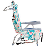 63*65*82cm Short Oxford Cloth Silver White Aluminum Tube Bearing 100kg Beach Chair Flamingo 74554603