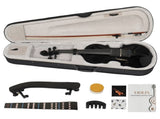 Full Size 4/4 Violin Set for Adults Beginners Students with Hard Case,Violin 12531694