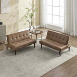 Foldable Fashion Sofa Bed Tech Cloth Back Adjustable Sofa Chaise longue Futon, Modern Fashion Sofa W395P278688