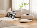 29.9"Wide 2 - Piece Upholstered Storage Ottoman Set Footrest Shoe Changing Stool with Metal W3098P296985