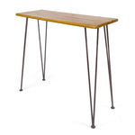 ZUN DENALI INDUSTRIAL WOOD AND METAL BAR TABLE 61327.00