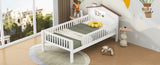 Twin Size Wood Platform Bed with House-shaped Headboard, LED and Built-in Storage, White N709P184429K