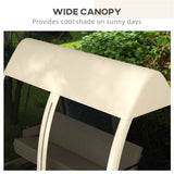 Garden rocking chair with canopy 23497304