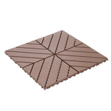Plastic Interlocking Deck Tiles,44 Pack Patio Deck Tiles,12"x12" Square Waterproof Outdoor All W206P150114