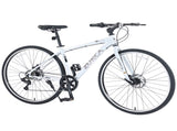 Shimano 7 Speed Hybrid Bike Aluminum Alloy Frame Double Disc Brakes 700C Road Bike For men women's W1019P263644