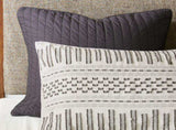 Cotton Jacquard Comforter Mini Set Ivory/Charcoal King/Cal King B035128811