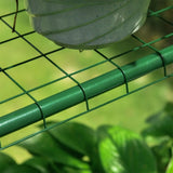 4.7' x 4.7' x 6.4' Mini Walk-in Greenhouse Kit with 3 Tier Shelves 88697344