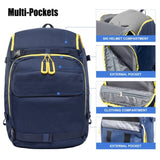 50L Blue Travel Ski Backpack for ski helmets, goggles, gloves, skis & other accessoriesAmazon 36520443
