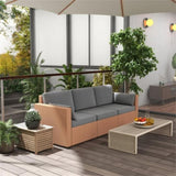 Rattan Three-Seat Sofa 57535929